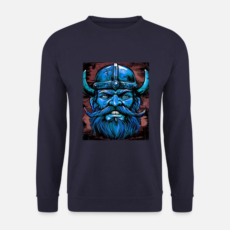 Wikinger Krieger Valhalla Odin - Unisex Pullover - Navy