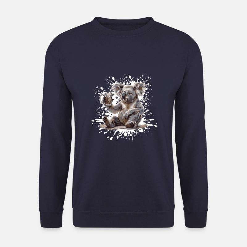 Koala Beer Funny - Unisex Sweatshirt - navy