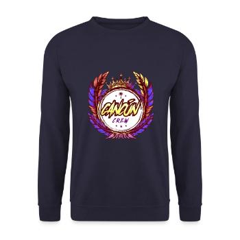 Cancun Crew Bunt - Unisex Pullover - Navy - Vorne - Alina (178cm) & Michal (187cm)