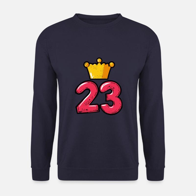 23 Zahl Krone - Unisex Pullover - Navy