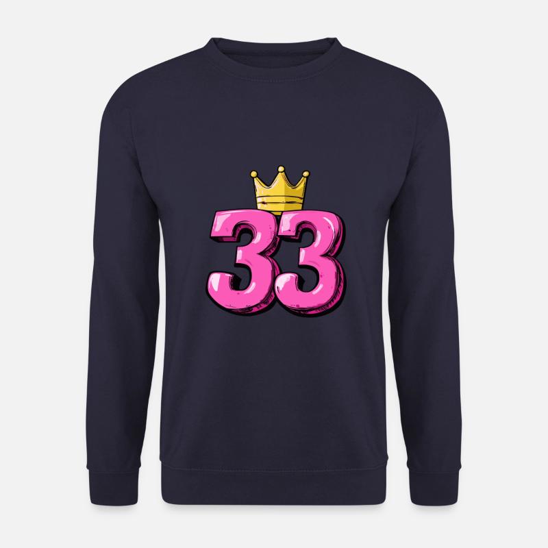 33 Number Krone - Unisex Sweatshirt - navy