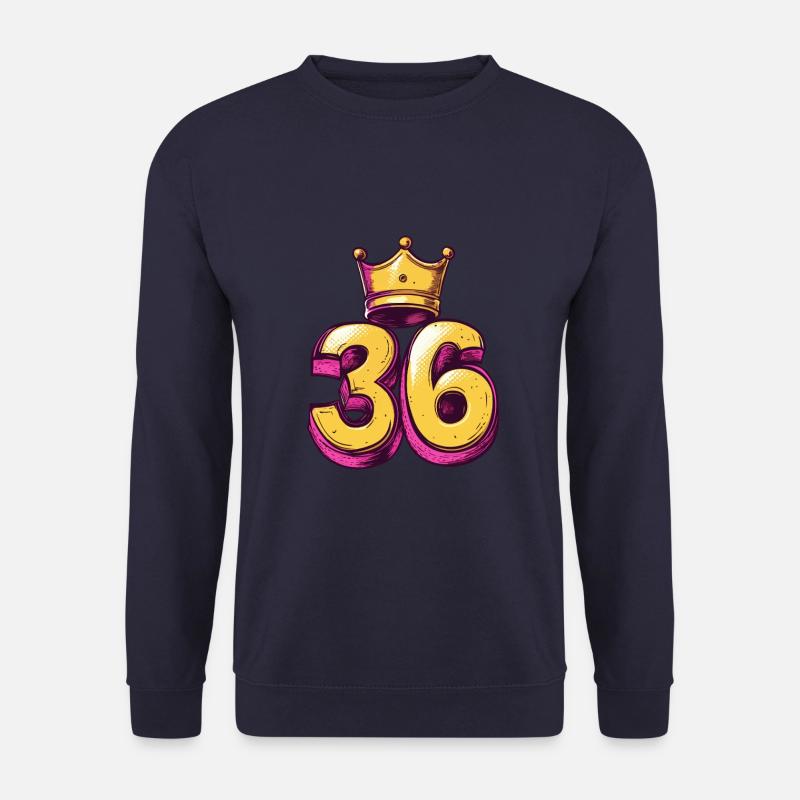 Couronne à 36 chiffres - Sweat-shirt Unisexe - marine