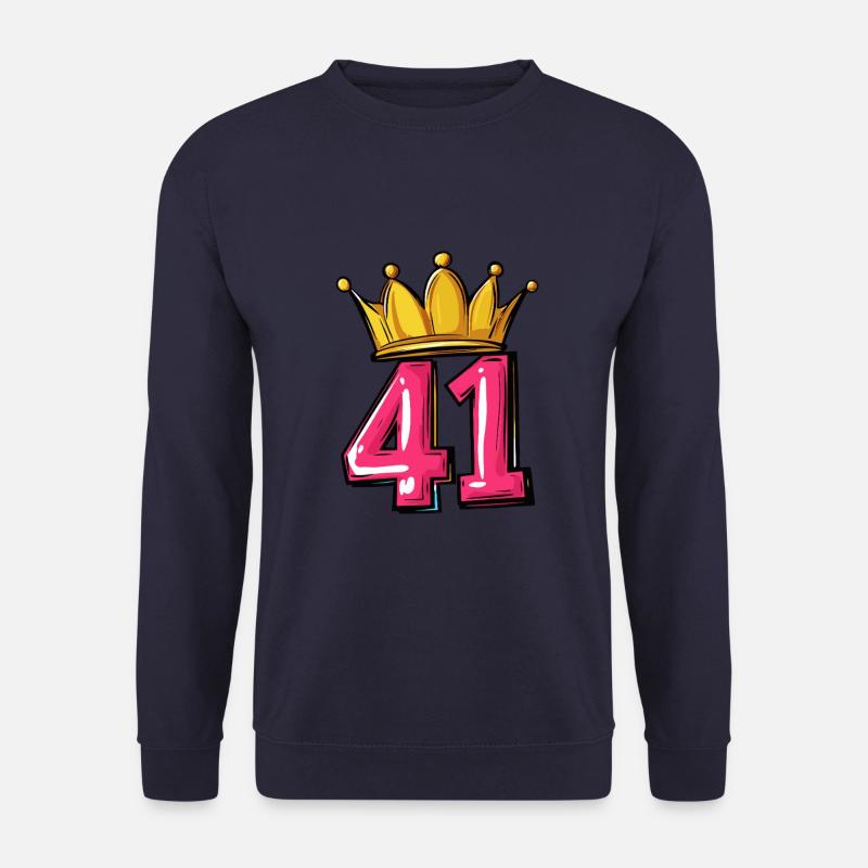 41 Number Crown - Unisex Sweatshirt - navy