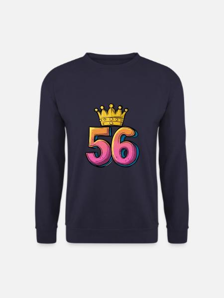 56 Number Krone - Unisex Sweatshirt - navy