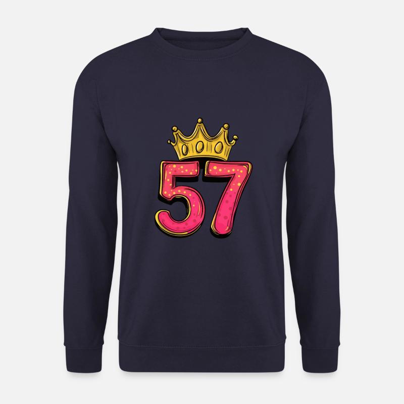 57 Number Crown - Unisex Sweatshirt - navy