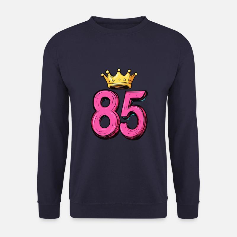 85 Zahl Krone - Unisex Pullover - Navy