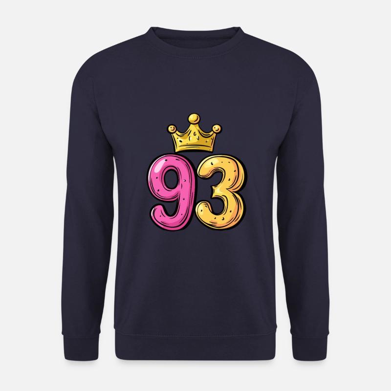 93 Zahl Krone - Unisex Pullover - Navy