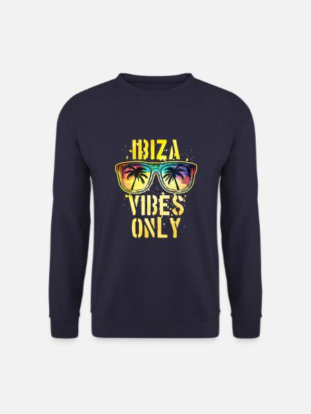 Ibiza Vibes Saying - Unisex Sweatshirt - navy