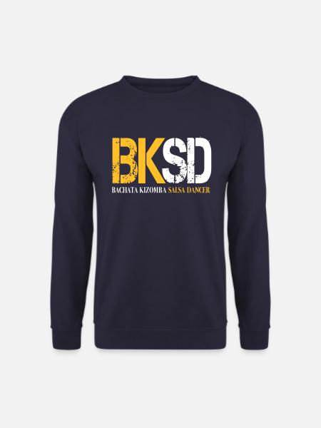BKSD Bachata Kizomba Salsa Dancer - Chemise de danse - Sweat-shirt Unisexe - marine