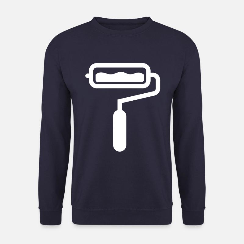 Icône Silhouette du peintre - Sweat-shirt Unisexe - marine