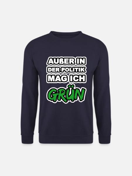 Grün - Unisex Pullover - Navy