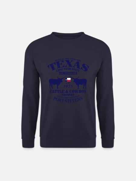 Western Texas Buffalo - Unisex Pullover - Navy