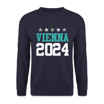 Vienna 2024 Vienna Tours - Unisex Sweatshirt - navy - Front - Alina (178cm) & Michal (187cm)