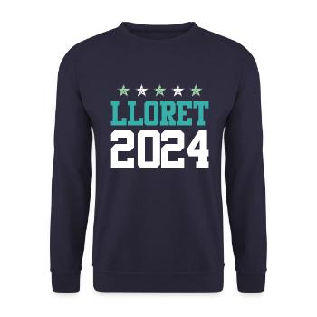 Lloret De Mar 2024 Tours - Unisex Sweatshirt - navy - Front - Alina (178cm) & Michal (187cm)