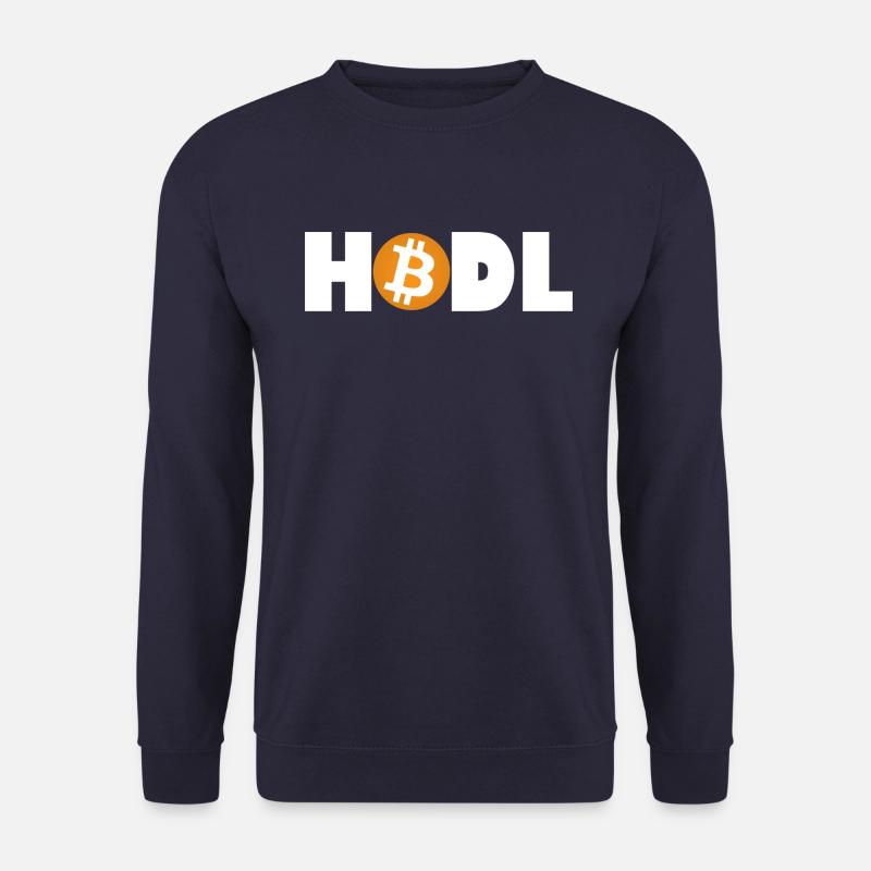 Mode Bitcoin HODL : Activé - Sweat-shirt Unisexe - marine