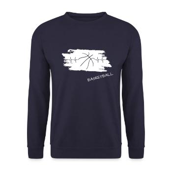 Basketball basketball Streetball - Unisex Pullover - Navy - Vorne - Alina (178cm) & Michal (187cm)