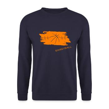 Basketball basketball Streetball - Unisex Pullover - Navy - Vorne - Alina (178cm) & Michal (187cm)