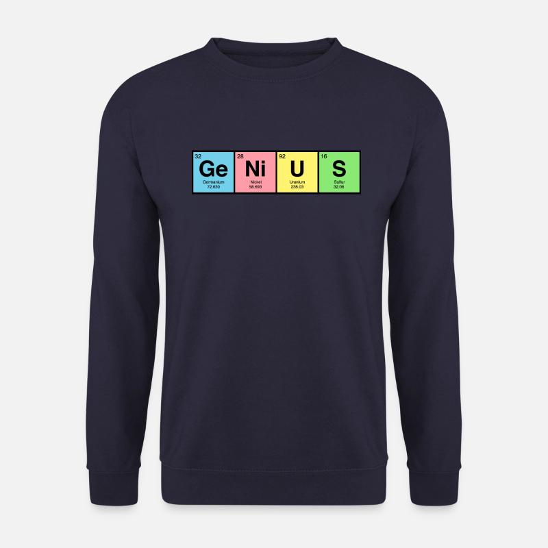 GENIUS - Periodensystem - Unisex Pullover - Navy