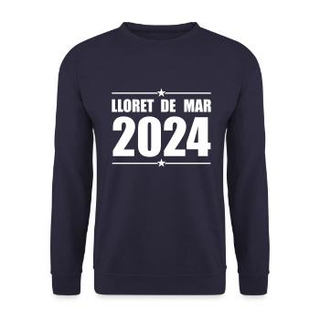 Lloret De Mar 2024 - Unisex Pullover - Navy - Vorne - Alina (178cm) & Michal (187cm)