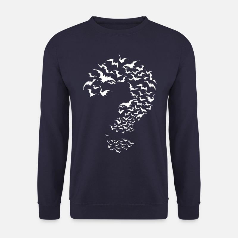 Batman The Riddler weiß - Unisex Pullover - Navy
