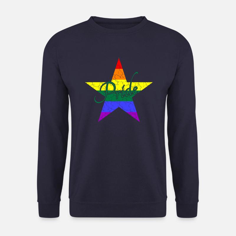 LGBTQ Pride Stern - Unisex Pullover - Navy