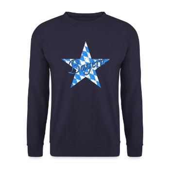 Bayern bayern - Unisex Pullover - Navy - Vorne - Alina (178cm) & Michal (187cm)
