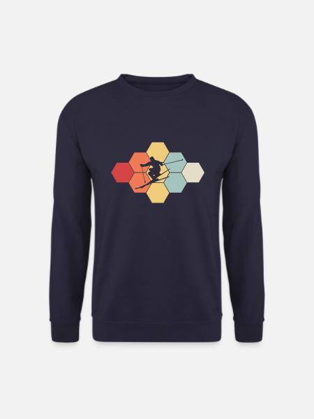 skiing - Unisex Pullover - Navy