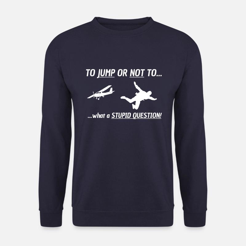 Tandem Geschenk Tshirt Fallschirmspringer - Unisex Pullover - Navy