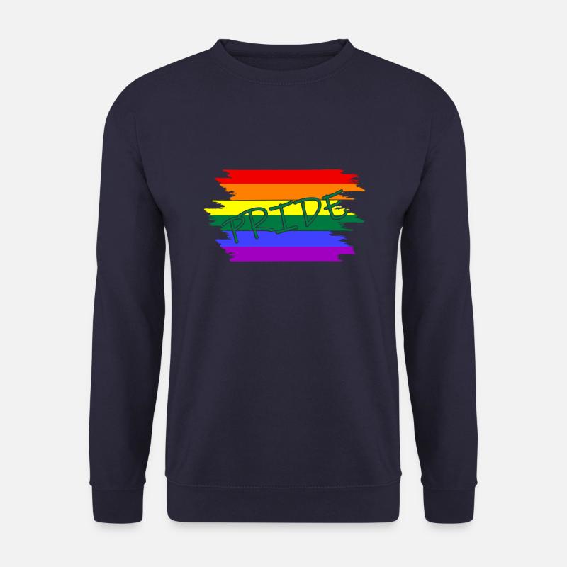 lgbtq pride - Unisex Pullover - Navy