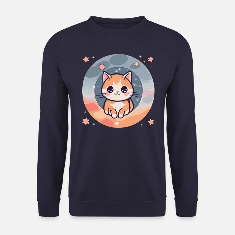 Mignonnerie Kitty #1 - Sweat-shirt Unisexe - marine
