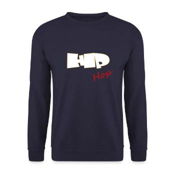 Hip Hop Rap hip hop - Unisex Pullover - Navy - Vorne - Alina (178cm) & Michal (187cm)