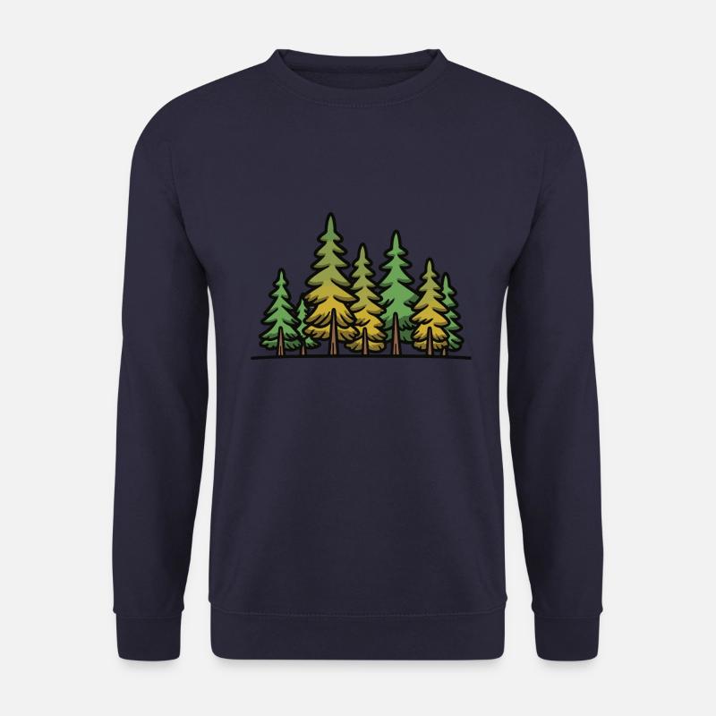 Forest Trees - Unisex Sweatshirt - navy