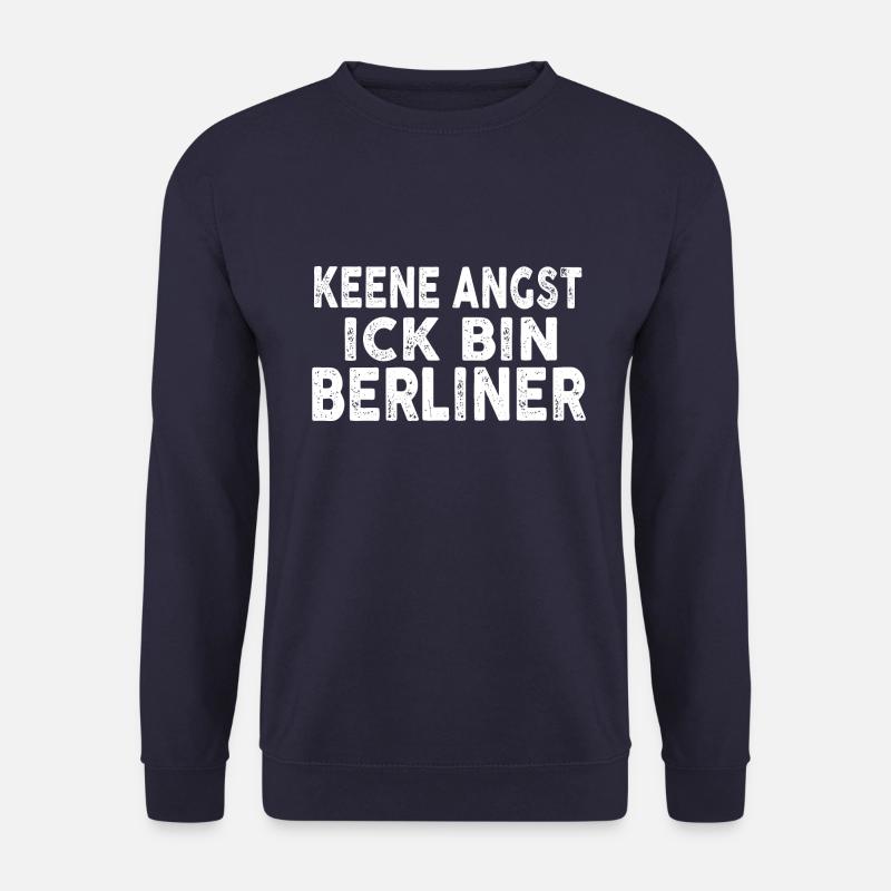 Keene Angst Ick bin Berliner - Unisex Pullover - Navy