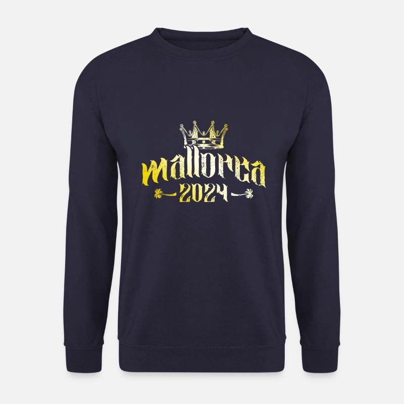 Mallorca 2024 Gold - Unisex Sweatshirt - navy