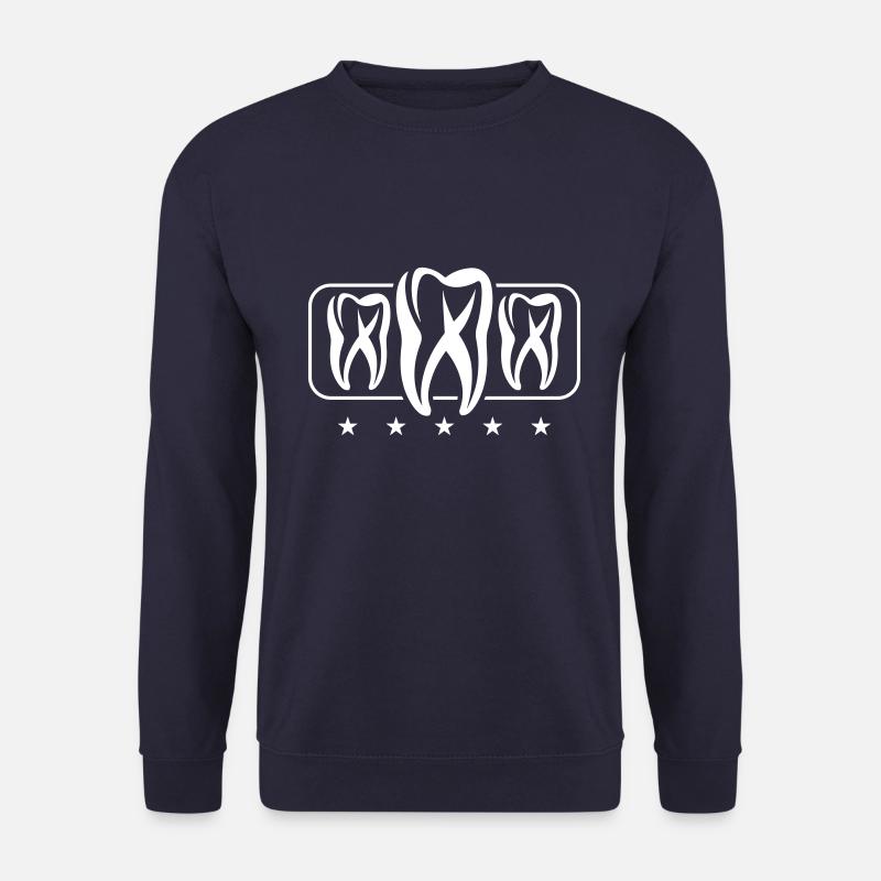 Zahn Zahnarzt Symbol - Unisex Pullover - Navy