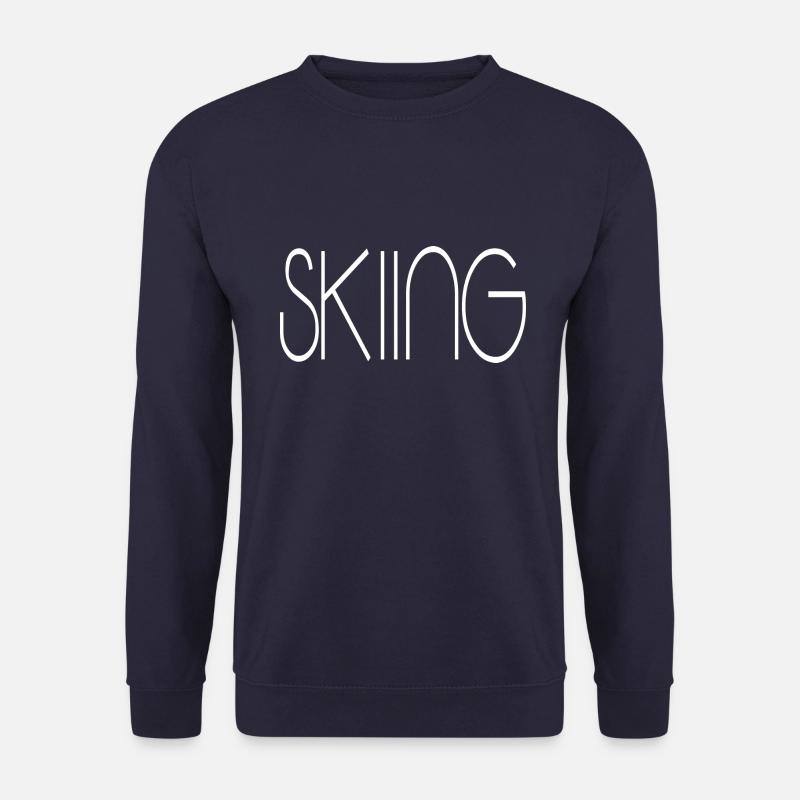 skiing - Unisex Pullover - Navy