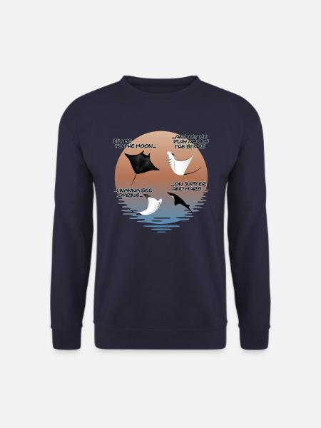 Mantarochen Lustig - Unisex Pullover - Navy