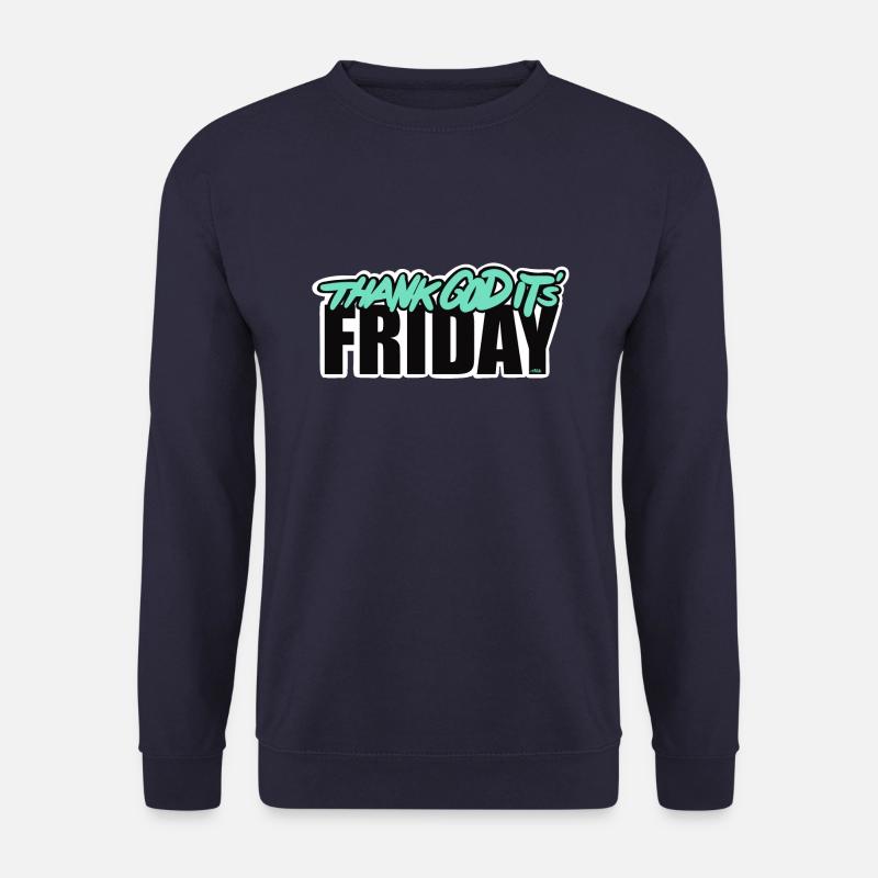 TGIF Thank God it’s Friday! Freitag Wochende - Unisex Pullover - Navy