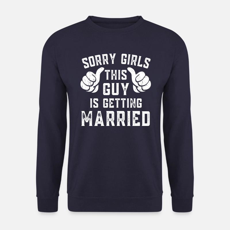 Le marié - Der Bräutigam - Sweat-shirt Unisexe - marine