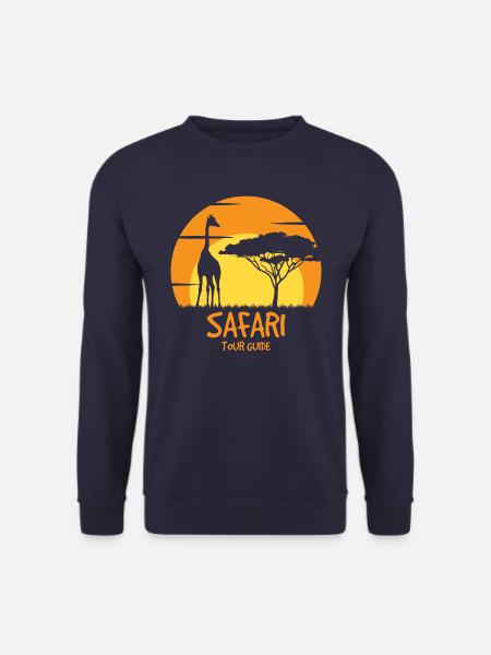 Safari Travel Guide - Unisex Sweatshirt - navy