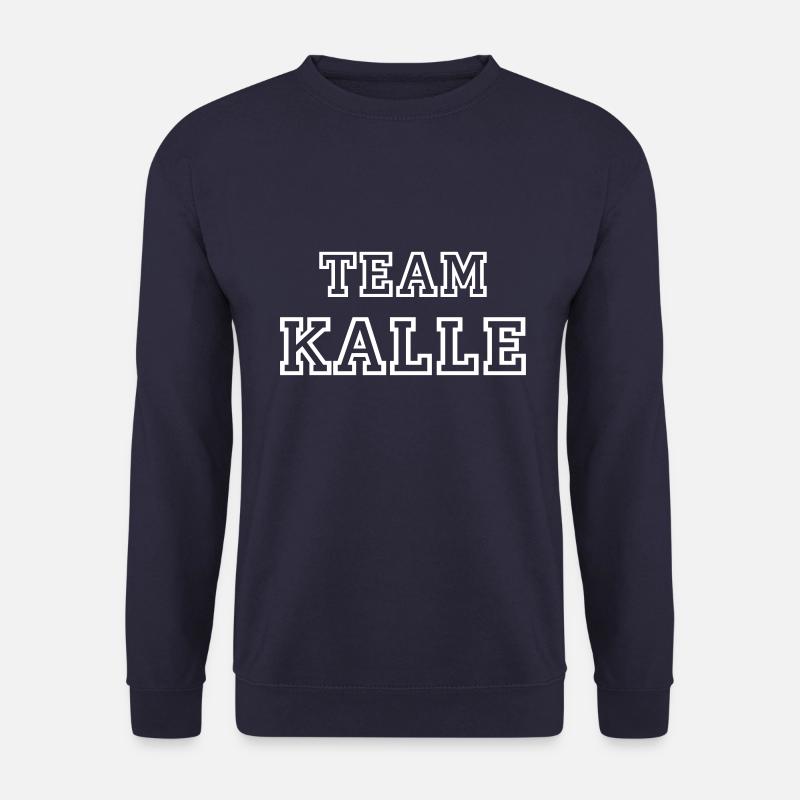 TEAM KALLE Hundename Rüde TeamTrikot - Unisex Pullover - Navy