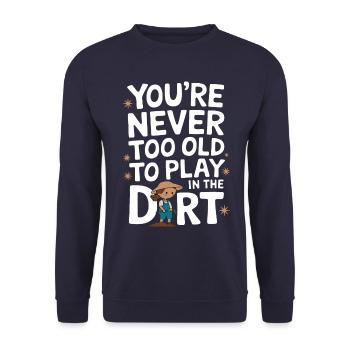Jardinier Plantes de jardin Jardinage - Sweat-shirt Unisexe - marine - Devant - Alina (178cm) & Michal (187cm)