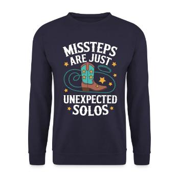 Danse en ligne Danseurs - Sweat-shirt Unisexe - marine - Devant - Alina (178cm) & Michal (187cm)