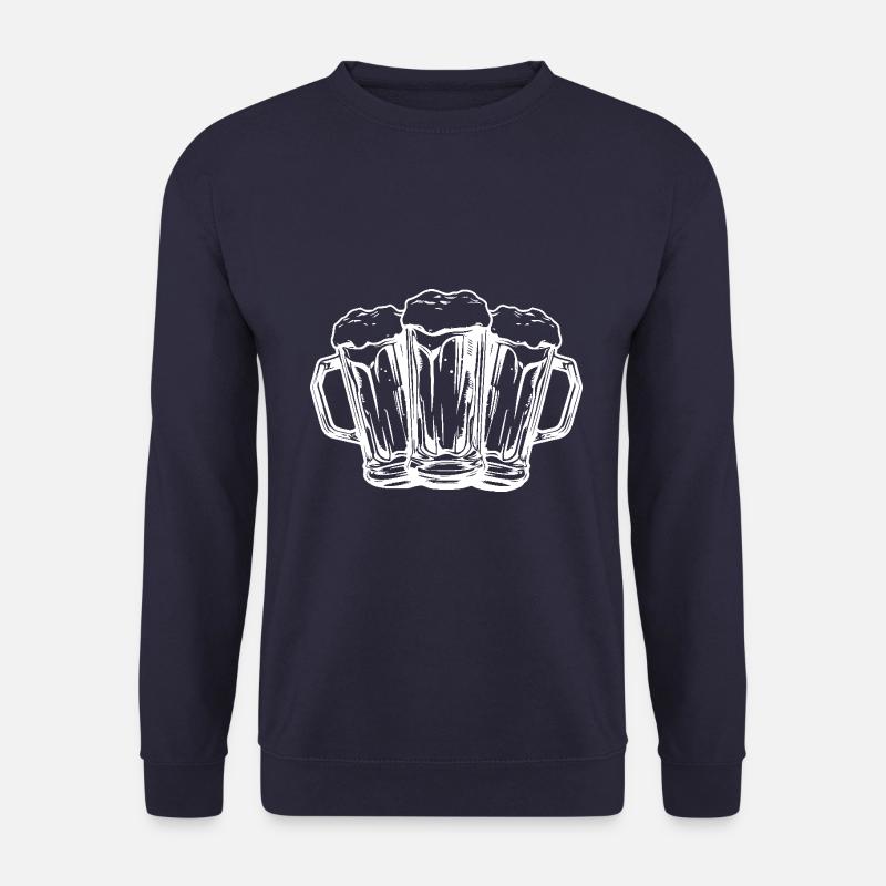 Bier Gläser - Unisex Pullover - Navy