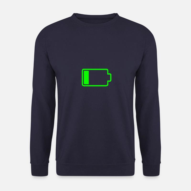 Charge battery empty holiday gift - Unisex Sweatshirt - navy