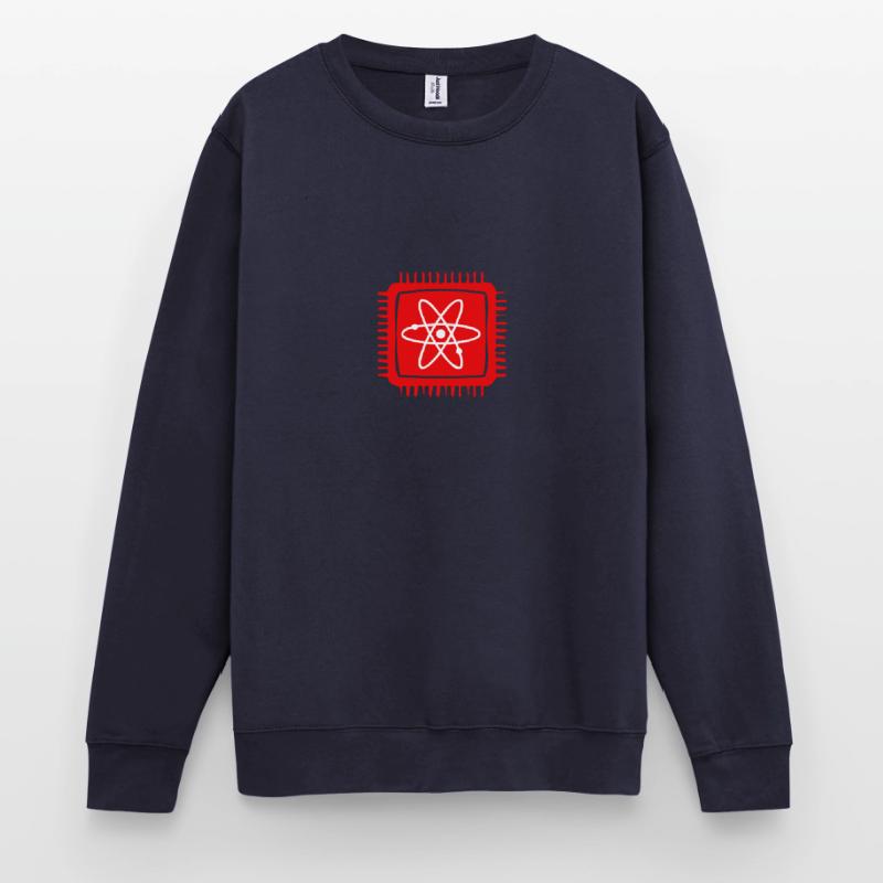 Quantum Computer Quantum Computer Physics Atom Chip Unisex Sweatshirt