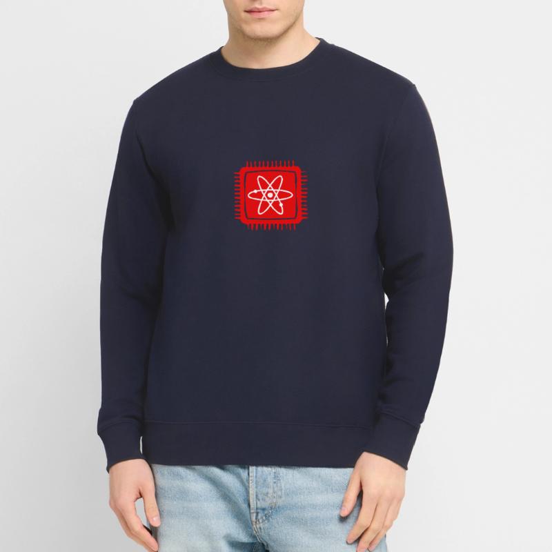 Quantum Computer Quantum Computer Physics Atom Chip Unisex Sweatshirt