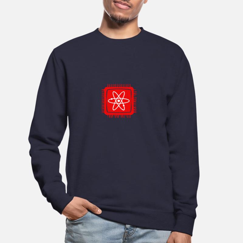 Quantum Computer Quantum Computer Physics Atom Chip Unisex Sweatshirt