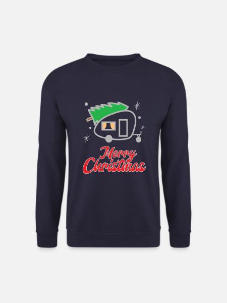 Merry Camper Weihnachten Camping - Unisex Pullover - Navy