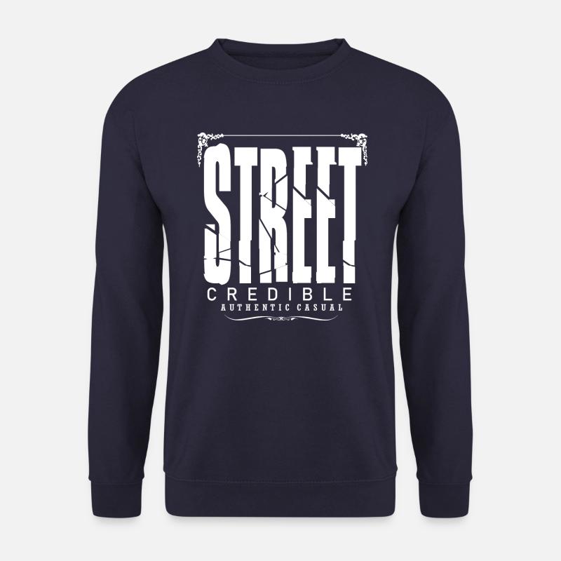 rue crédible 01 - Sweat-shirt Unisexe - marine